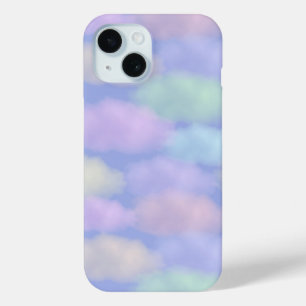 レインボークラウド携帯電話ケース iPhone 15ケース