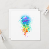 レインボークラゲ カード (正面/裏面インサイチュ)