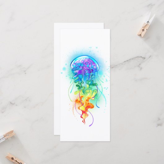 レインボークラゲ カード (正面/裏面インサイチュ)