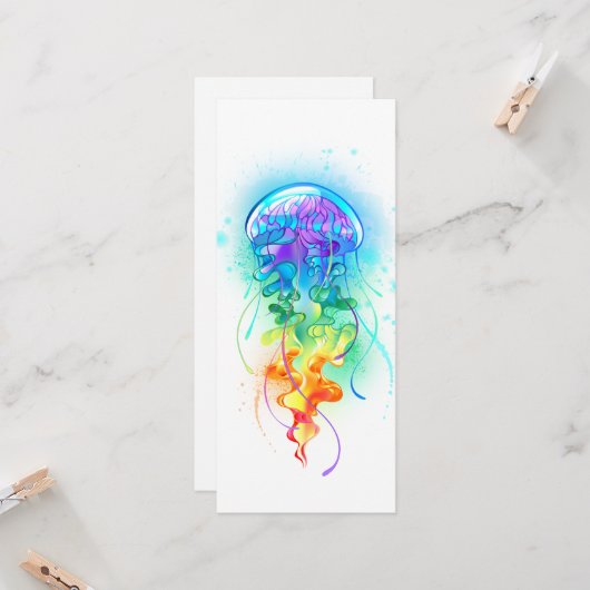 レインボークラゲ カード (正面/裏面インサイチュ)