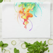 レインボークラゲ キッチンタオル (折り畳み)