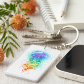 レインボークラゲ キーホルダー (正面右)