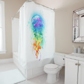 レインボークラゲ シャワーカーテン (インサイチュ)