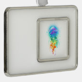 レインボークラゲ シルバープレートフレームオーナメント (右)