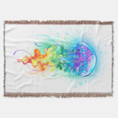 レインボークラゲ スローブランケット (正面)