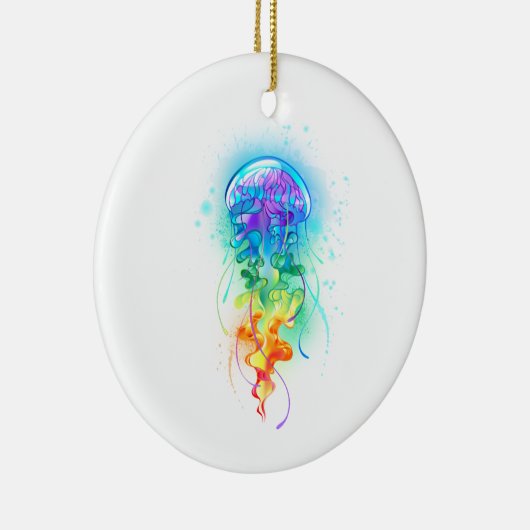 レインボークラゲ セラミックオーナメント (右)