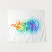 レインボークラゲ タペストリー (正面(横))