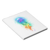 レインボークラゲ ノートパッド (アングル)