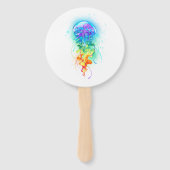 レインボークラゲ ハンドファン (裏面)