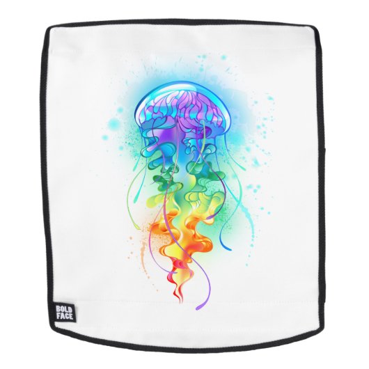 レインボークラゲ バックパック (取り外し可フェース)