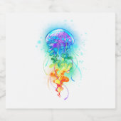 レインボークラゲ ビールラベル (シングルラベル)