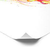 レインボークラゲ フォトプリント            (角)