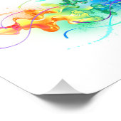 レインボークラゲ フォトプリント            (角)