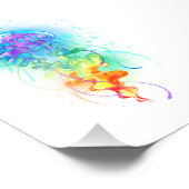 レインボークラゲ フォトプリント            (角)