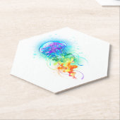 レインボークラゲ ペーパーコースター (アングル)