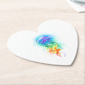 レインボークラゲ ペーパーコースター (アングル)