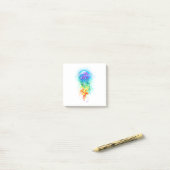 レインボークラゲ ポストイット (デスク上)