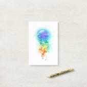 レインボークラゲ ポストイット (デスク上)