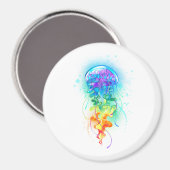 レインボークラゲ マグネット (正面/裏面)