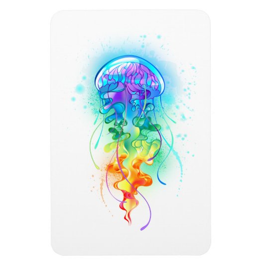 レインボークラゲ マグネット (縦)