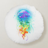レインボークラゲ ラウンドクッション (裏面)