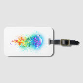 レインボークラゲ ラゲッジタグ (正面横)