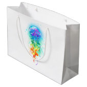 レインボークラゲ ラージペーパーバッグ (裏面アングル)