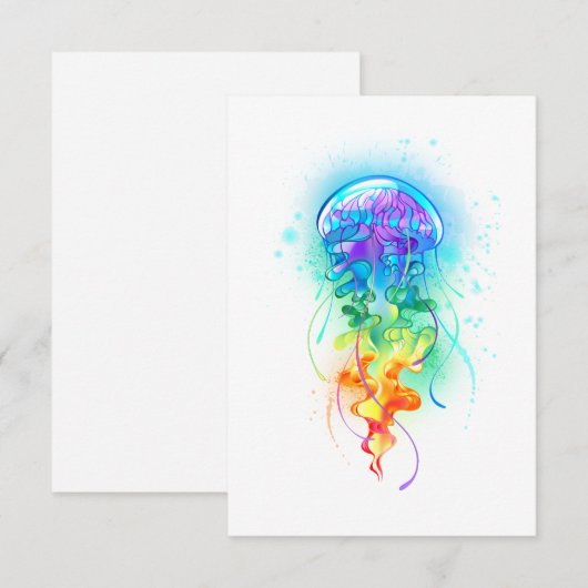 レインボークラゲ 出欠カード (正面/裏面)