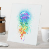 レインボークラゲ 台座サイン (インサイチュ)