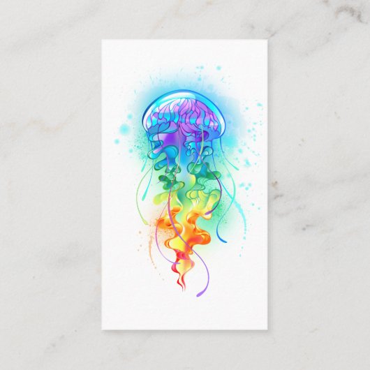 レインボークラゲ 名刺 (裏面)