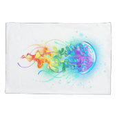 レインボークラゲ 枕カバー (裏面-左)