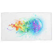 レインボークラゲ 枕カバー (正面右)