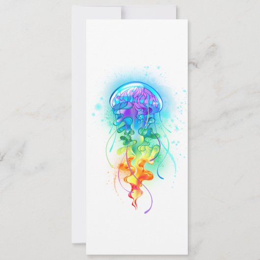 レインボークラゲ 案内状 (正面)