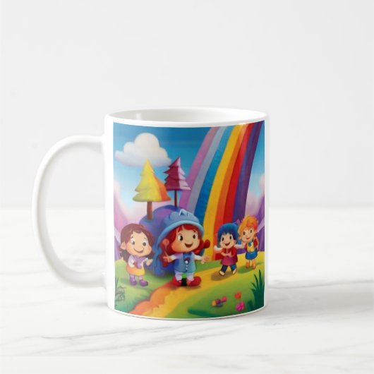 レインボークラシックキッズMUG FOR JOURNEY SIPS コーヒーマグカップ (左)
