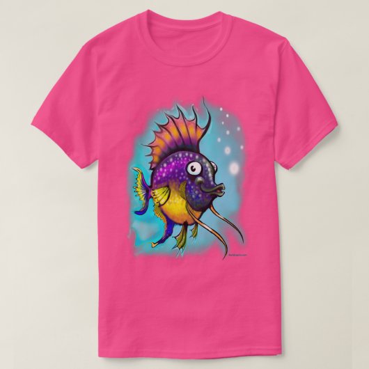 レインボークラシックフィッシュTシャツ Tシャツ (デザイン正面)