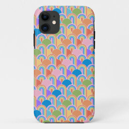 レインボークラムシェルフォンケース iPhone 11 ケース
