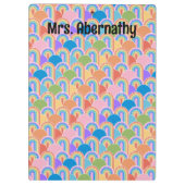 レインボークランシェル先生 クリップボード (裏面)