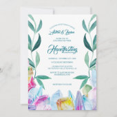 レインボークリスタルジェム&離れハンドスティング 招待状 (正面)