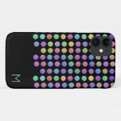 レインボークリスタルストランドモノグラム電話ケース Case-Mate iPhoneケース (裏面(横))