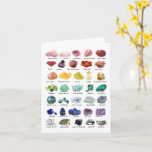 レインボークリスタル集空白の集グリーティングカード カード (黄色い花)