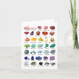 レインボークリスタル集空白の集グリーティングカード カード