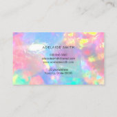 レインボークリスタルopal写真 名刺 (裏面)