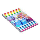 レインボークリスチャンサーモンノート祈りの言葉ジャーナル ノートブック (右側)