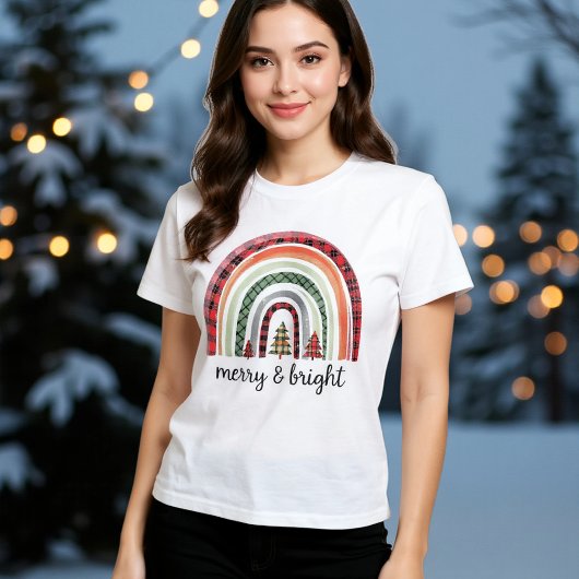 レインボークリスマスアーチ Tシャツ
