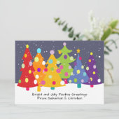 レインボークリスマスツリーゲイプライドLGBT 案内状 (スタンド正面)