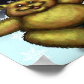 レインボークリスマスツリー ポスター (角)