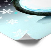 レインボークリスマスツリー ポスター (角)