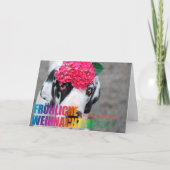 レインボークリスマス カード (正面)