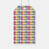 レインボークレイオンズアーティストアートチャイルドバースデーパーティー ギフトタグ (裏面)