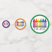 レインボークレイオンズアーティストアートチャイルドバースデーパーティー コンフェッティ (裏面)